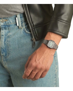 Купить Японские наручные часы Casio Vintage A158WETB-1AEF с хронографом  в E-mobi