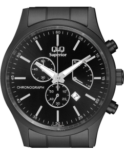 Купить Японские наручные часы Q&amp;Q C24A-005PY с хронографом  в E-mobi