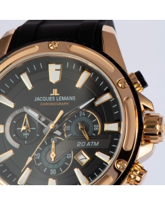 Купить Наручные часы Jacques Lemans 1-2141D с хронографом  в E-mobi