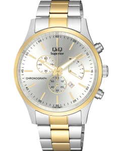 Купить Японские наручные часы Q&Q C24A-006PY с хронографом в E-mobi