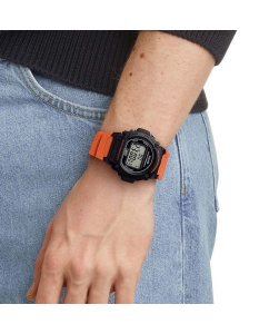 Купить Японские наручные часы Casio Collection W-219H-4AVEF с хронографом  в E-mobi