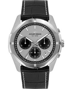 Купить Наручные часы Jacques Lemans 1-2180B с хронографом в E-mobi