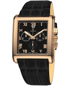 Купить Российские золотые наручные часы NIKA 1064.0.1.51 с хронографом в E-mobi