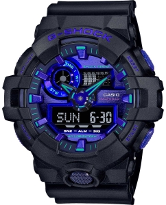 Купить Японские наручные часы Casio G-SHOCK GA-700VB-1AER с хронографом в E-mobi