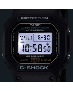 Купить Японские наручные часы Casio G-SHOCK DW-5600UE-1 с хронографом  в E-mobi