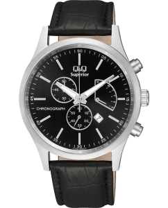 Купить Японские наручные часы Q&Q C24A-009VY с хронографом в E-mobi