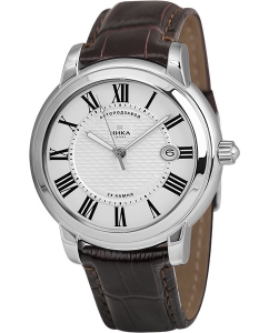 Купить Российские механические серебряные наручные часы NIKA 1893.0.9.21B в E-mobi