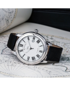 Купить Российские механические серебряные наручные часы NIKA 1893.0.9.21B  в E-mobi