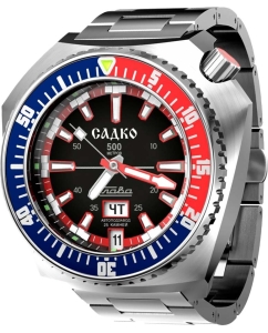 Купить Российские механические наручные часы Слава Садко 5007167/100-2427 в E-mobi