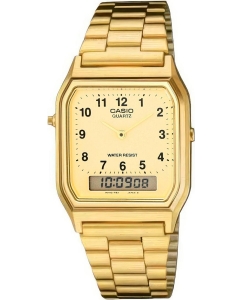 Купить Японские наручные часы Casio Vintage AQ-230GA-9B с хронографом в E-mobi