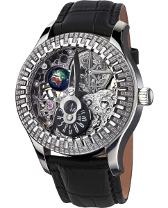 Купить Российские механические серебряные наручные часы NIKA 1156.1.9.02B в E-mobi