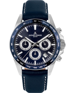Купить Наручные часы Jacques Lemans 1-1877C с хронографом в E-mobi