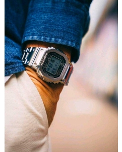 Купить Японские наручные часы Casio G-SHOCK GMW-B5000D-1E с хронографом  в E-mobi