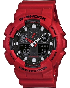 Купить Японские наручные часы Casio G-SHOCK GA-100B-4A с хронографом в E-mobi
