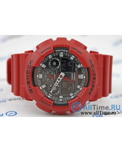 Купить Японские наручные часы Casio G-SHOCK GA-100B-4A с хронографом  в E-mobi