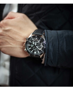 Купить Японские наручные часы Casio Edifice EFV-620L-1AVUEF с хронографом  в E-mobi