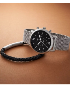 Купить Наручные часы Fossil FS6021SET с хронографом  в E-mobi