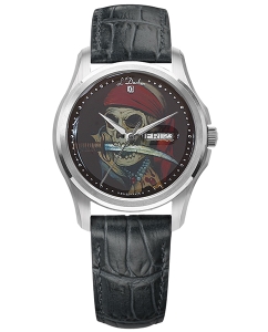 Купить Швейцарские механические наручные часы L Duchen D.183.1.CHEREP.PIRATA в E-mobi