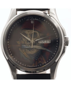 Купить Швейцарские механические наручные часы L Duchen D.183.1.CHEREP.PIRATA  в E-mobi