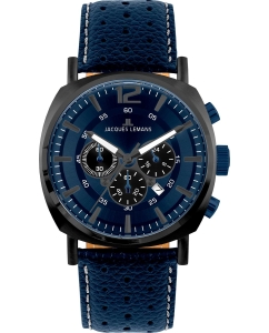 Купить Наручные часы Jacques Lemans 1-1645R с хронографом в E-mobi