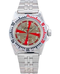 Купить Российские механические наручные часы Восток Амфибия 110651 в E-mobi