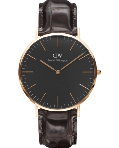 Купить Наручные часы Daniel Wellington Classic 40 York RG Black в E-mobi