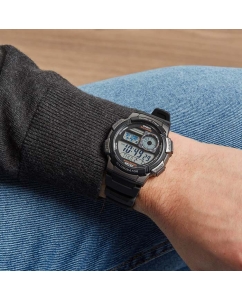 Купить Японские наручные часы Casio Illuminator AE-1000W-1B с хронографом  в E-mobi