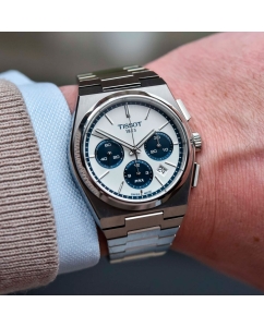 Купить Швейцарские механические наручные часы Tissot T137.427.11.011.01 с хронографом  в E-mobi