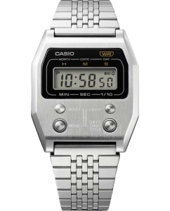 Купить Японские наручные часы Casio Vintage A1100D-1 с хронографом  в E-mobi