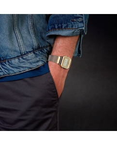 Купить Японские наручные часы Casio Vintage A700WEMG-9AEF с хронографом  в E-mobi