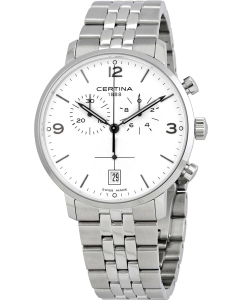 Купить Швейцарские наручные часы Certina C035.417.11.037.00 с хронографом в E-mobi