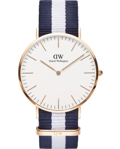 Купить Наручные часы Daniel Wellington Classic 40 Glasgow RG White в E-mobi
