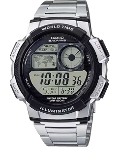 Купить Японские наручные часы Casio Illuminator AE-1000WD-1A с хронографом в E-mobi