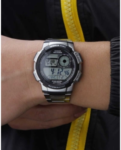 Купить Японские наручные часы Casio Illuminator AE-1000WD-1A с хронографом  в E-mobi