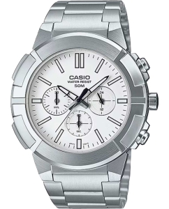 Купить Японские наручные часы Casio Collection MTP-E500D-7A с хронографом в E-mobi