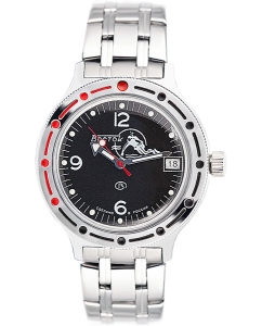 Купить Российские механические наручные часы Восток Амфибия 420634 в E-mobi