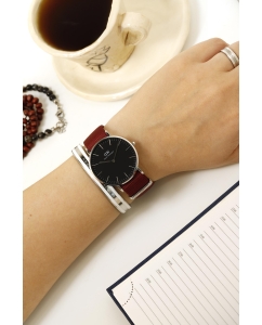 Купить Наручные часы Daniel Wellington Classic 36 Roselyn S Black  в E-mobi