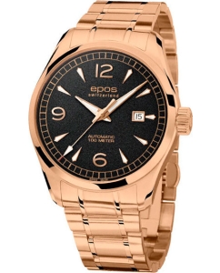 Купить Швейцарские механические наручные часы Epos 3401.132.24.55.34 в E-mobi