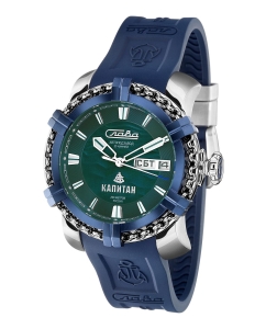 Купить Российские механические наручные часы Слава Капитан 2470466/800-2427  в E-mobi