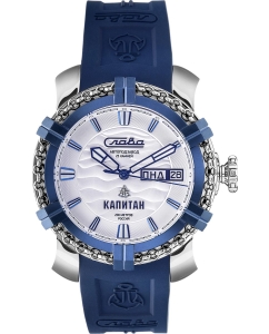 Купить Российские механические наручные часы Слава Капитан 2470354/800-2427 в E-mobi