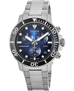 Купить Швейцарские наручные часы Tissot T-Sport Seastar T120.417.11.041.01 с хронографом в E-mobi
