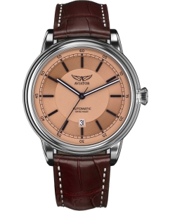 Купить Швейцарские механические наручные часы Aviator V.3.32.0.244.4 в E-mobi