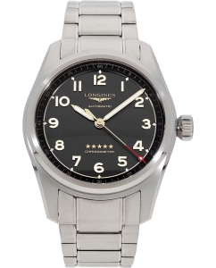 Купить Швейцарские механические титановые наручные часы Longines L3.810.1.53.6 в E-mobi