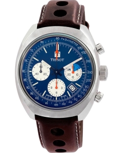 Купить Швейцарские механические наручные часы Tissot T124.427.16.041.00 с хронографом в E-mobi