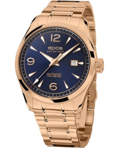 Купить Швейцарские механические наручные часы Epos 3401.132.24.56.34 в E-mobi