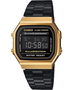 Купить Японские наручные часы Casio Vintage A-168WEGB-1B с хронографом в E-mobi