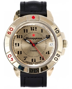 Купить Российские механические наручные часы Восток Командирские 439121 в E-mobi