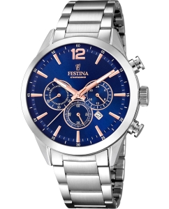 Купить Наручные часы Festina F20343/9 с хронографом в E-mobi
