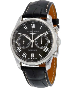 Купить Швейцарские механические наручные часы Longines L2.629.4.51.7 с хронографом в E-mobi