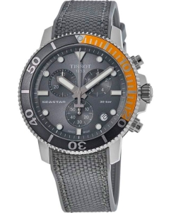 Купить Швейцарские наручные часы Tissot T-Sport Seastar T120.417.17.081.01 с хронографом в E-mobi